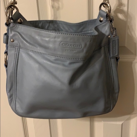 Coach Handbags - Light blue Coach purse